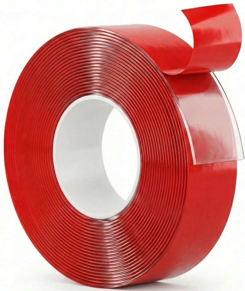 Mario MHB Transparent Clear Tape 24mm x 7M | 1mm Acrylic Foam | Super High Bonding Double Sided Adhesive for Glass, Metal, Plastic, Wood, Panels, LED Channels & Home Mounting | Heavy Duty | 1 PC - Image 1