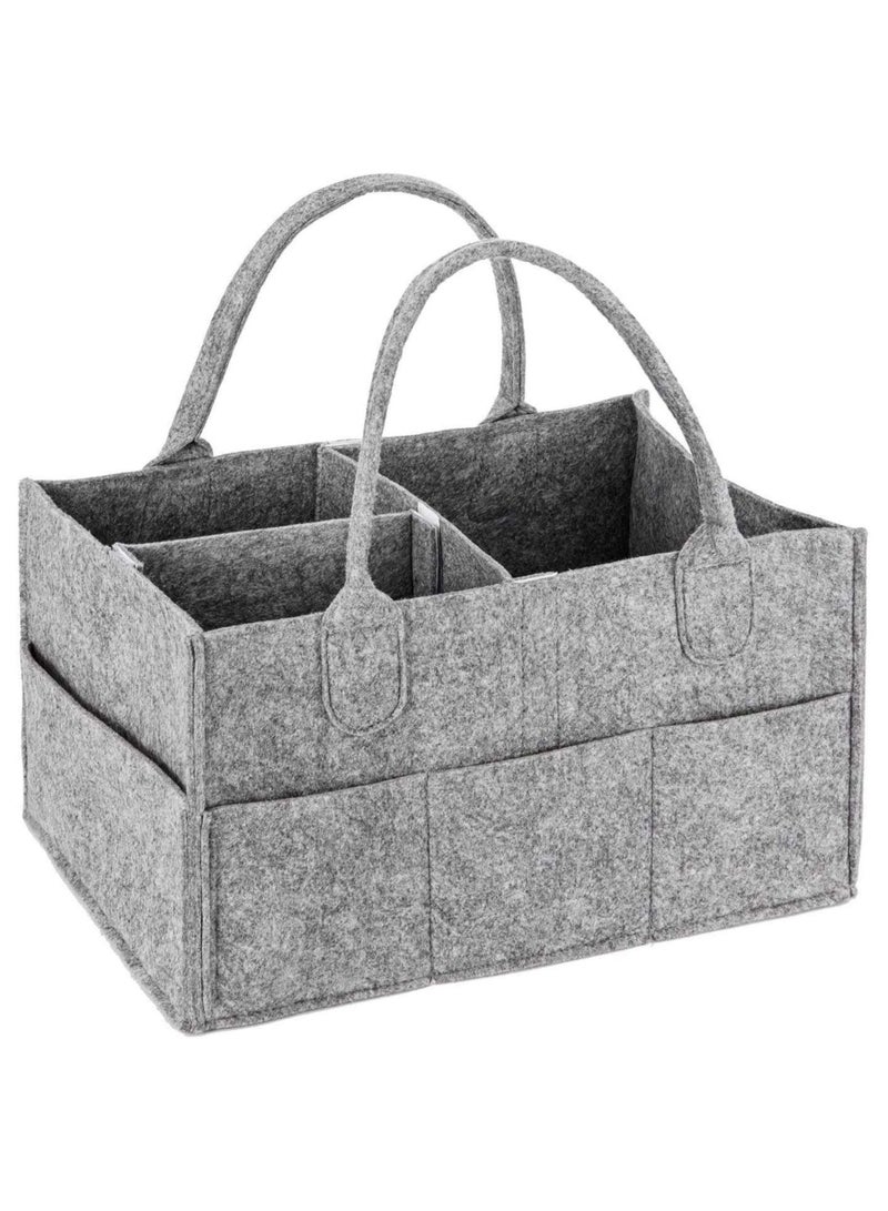 Gonice Baby Diaper Caddy Organizer Portable Large Diaper Caddy Tote Car Travel Bag  - Image 1