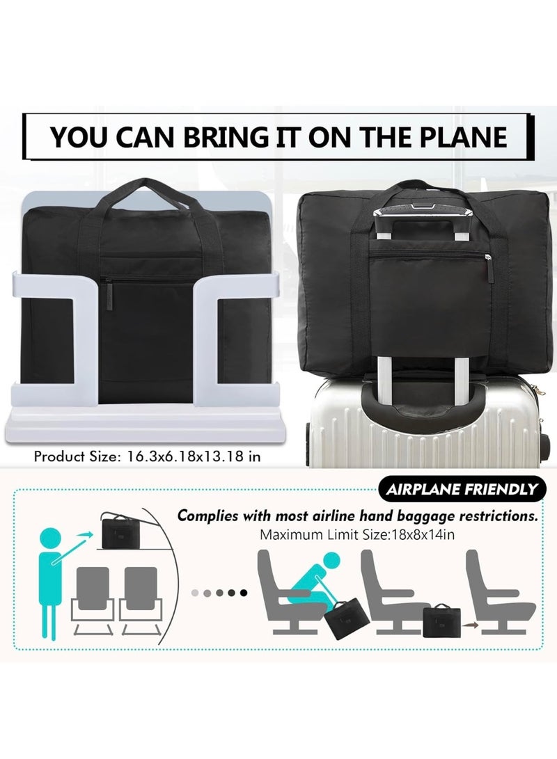 ترافل حقيبة سفر قابلة للطي، حقيبة سفر صغيرة ، حقيبة يدوية للطيارة ، حقيبة مقصورة الطيارة ، حقيبة يدوية للحمل في الطايرة ، شنطة يد تتصفط ، حقيبة تخزين صغيرة للسفر ، شنطة سفر صغيرة للطيارة ، شنطة سفر قابلة للتصفيط ، شنطة مصفطة ، شنطة سفر تترتب الى حجم صغير ، شنطة متعددة الاستخدامات ، شنطة قماشية ذات جودة عالية، شنطة نادي ، شنطة سفر مرافقة للشنطة الأساسية ، شنطة تركب على الشنطة الكبيرة ، شنطة مرافقة ، شنطة جيم ، شنطة تخييم ، شنطة تسوق ، حقيبة قماشية للتسوق ، شنطة تستخدم في التسوق ، شنطة اغراض السفر ، حقيبة يمكن حملها ، شنطة للسفرة السريعة ، شنطة مع جيب خارجي لجواز السفر ، شنطة تتثبت على الشنطة الرئيسية ، شنطة توضع على الشنطة الأساسية ، حقيبة صديقة لمقصورة الطيارات ، شنطة يد صغيرة للسفر ، حقيبة تنقل - لون اسود - Image 5