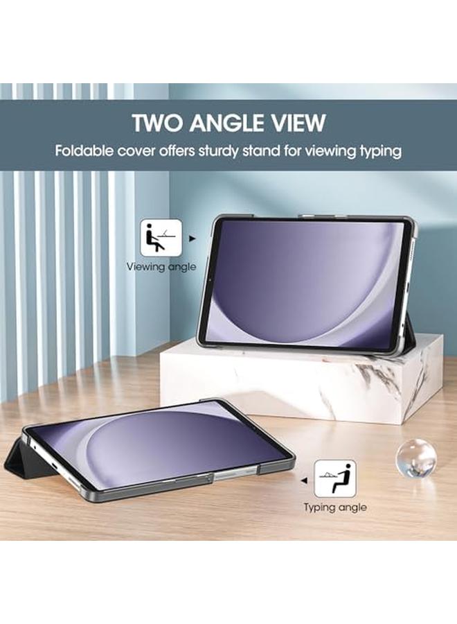 Procases For Galaxy Tab A9 8.7 Inch 2023 Case Slim Stand Hard Back Shell Protective Smart Cover Case For 8.7 Inch Galaxy Tab A9 2023 Sm X110 X115 X117 Black - Image 3