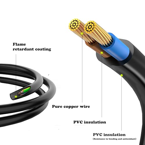 QOFOWIN 2 Wire Waterproof Connector, 2Pin Male Female Plug LED Connector,with 16AWG IP68 20CM Extension Cable for Car, Boat,Truck,Indoor/Outdoor LED Strip Lights(2Pin 5Pairs) - Image 3