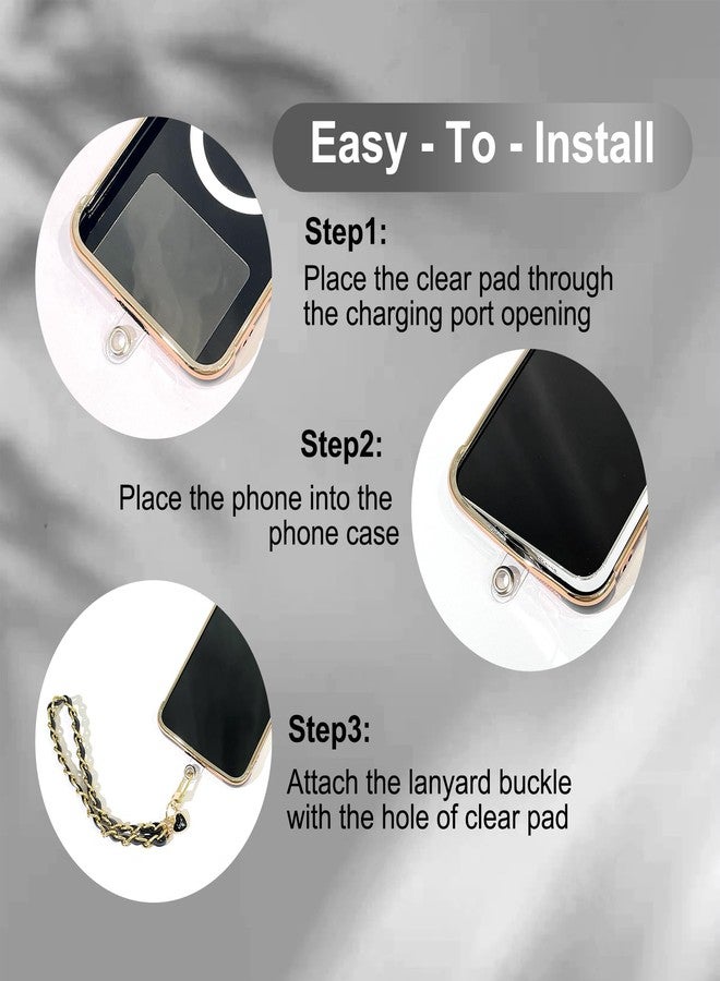 أو أو كيه جراب OOK المغناطيسي للهاتف iPhone 16 Pro Max [متوافق مع MagSafe] غطاء هاتف ناعم من مادة TPU على شكل قلب مع واقي شاشة، مقاوم للصدمات، جراب نحيف مع حزام وحزام تعليق للنساء - أسود - Image 5