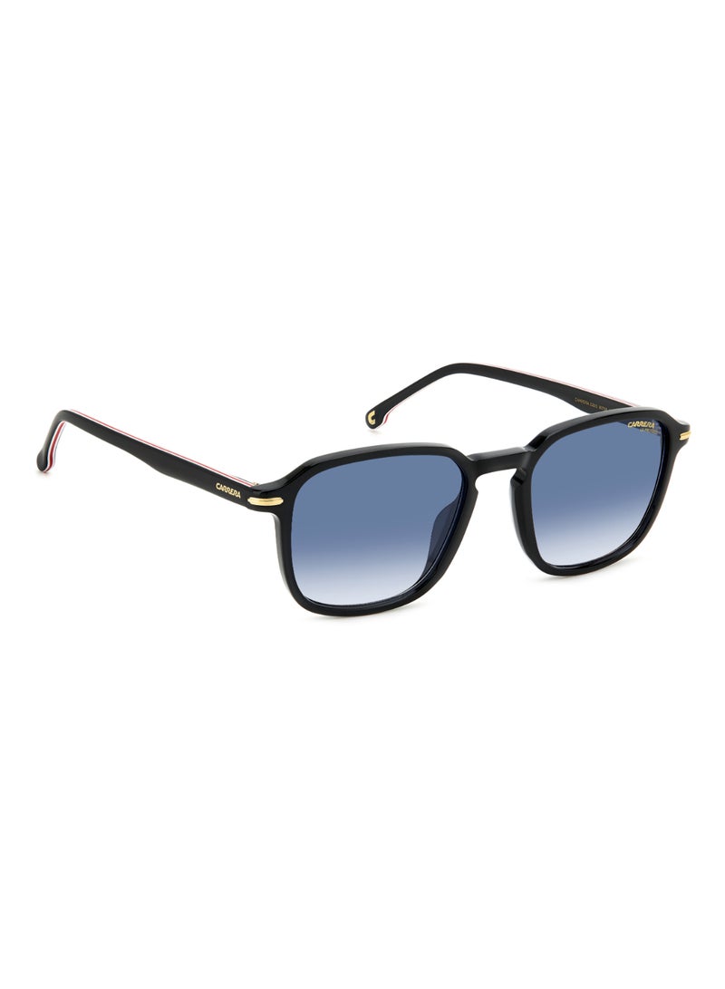 Carrera Men's UV Protection Rectangular Shape Acetate Sunglasses CARRERA 328/S BLUE 45 - Lens Size: 44.5 Mm - Black - Image 2