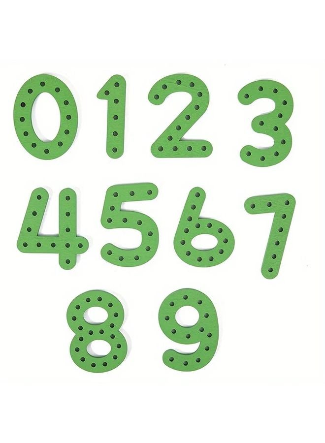 Alphabet Number Threading Toy Set 1 Set Fine Motor Skills Activity Kids Ages 3 6 Years - Image 5