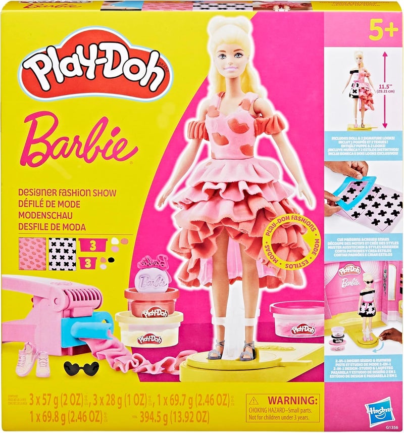 Play-Doh Barbie Designer Fashion Show Playset (Ages 5+) - Image 1