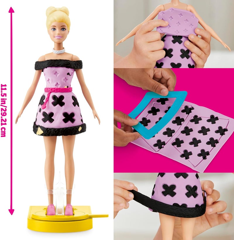 Play-Doh مجموعة عرض أزياء باربي المصممة (للأعمار 5+) - Image 2