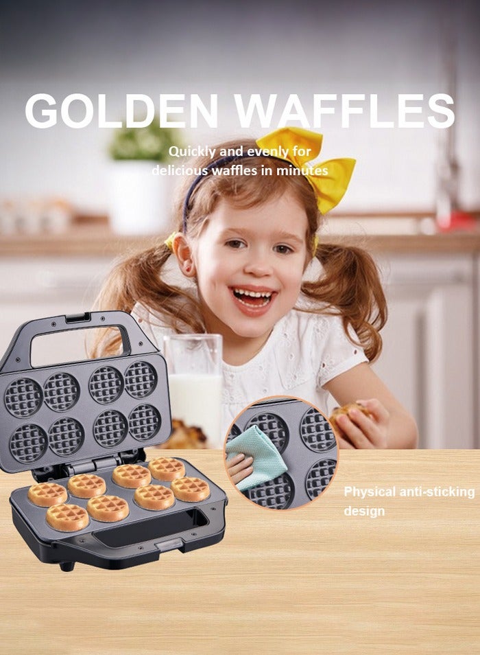 sokany Electric Waffle Maker,850W 8 Slice Non Stick Teflon plates & Adjustable Temperature Control,SK-08085  - Image 5