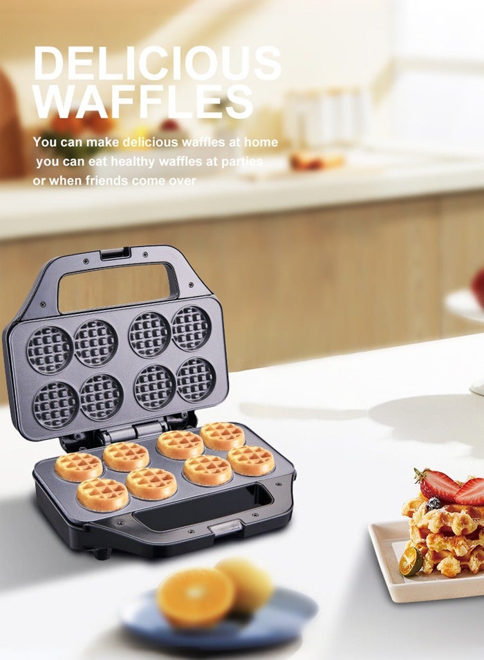 sokany Electric Waffle Maker,850W 8 Slice Non Stick Teflon plates & Adjustable Temperature Control,SK-08085  - Image 4
