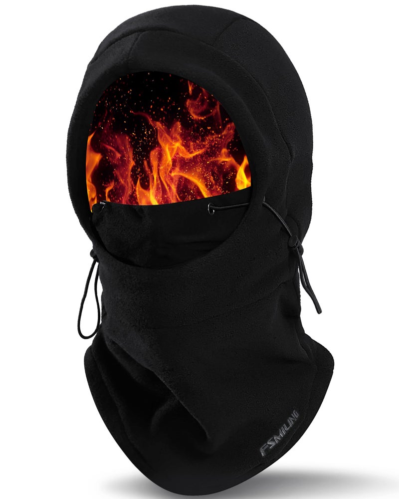 Fsmiling Fleece Balaclava Ski Mask for Men Women Winter Face Mask Full Face Cover Cold Weather Gear Skiing Snowboarding Neck Gaiter - Image 1