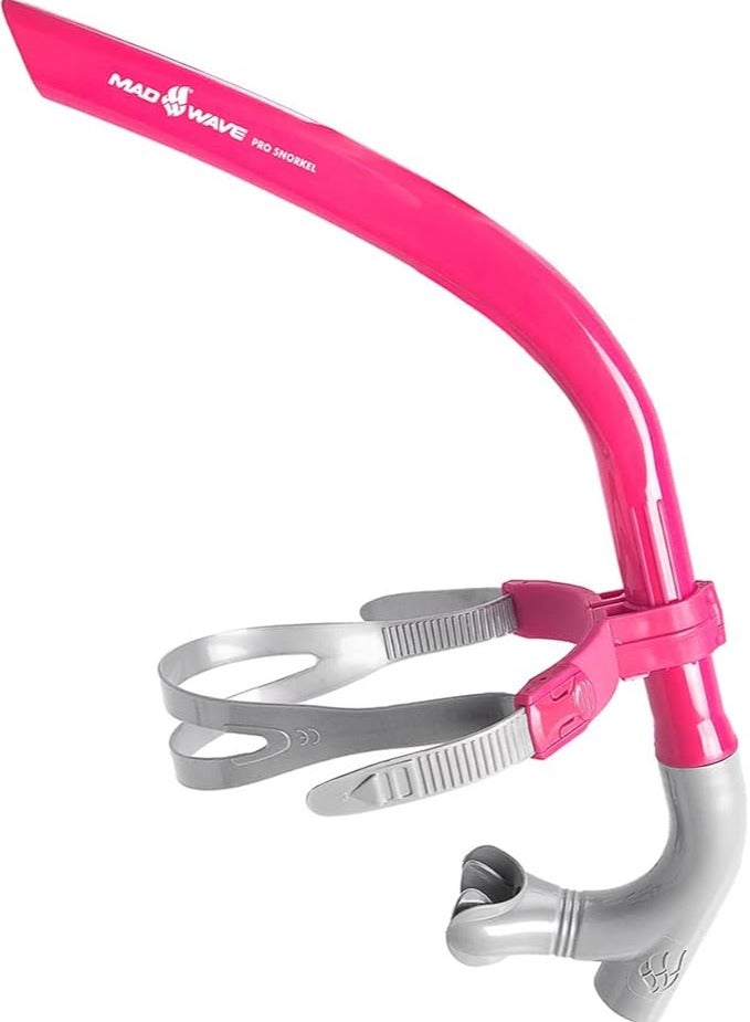MadWave Mad Wave Swimming Pro Snorkel Breathe Trainer- Pink - Image 1