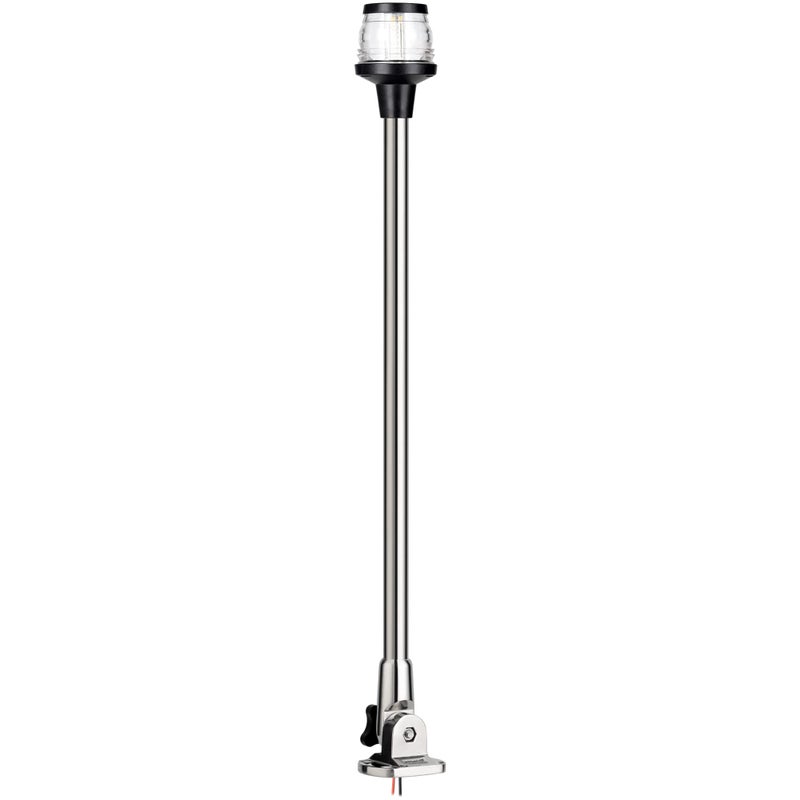 MARINE SYSTEM Made 3NM LED Fold Down Boat Stern Light All Round 360 Boat Anchor Light for Pontoon and Fishing Boat 1224V 25 SS - Image 2