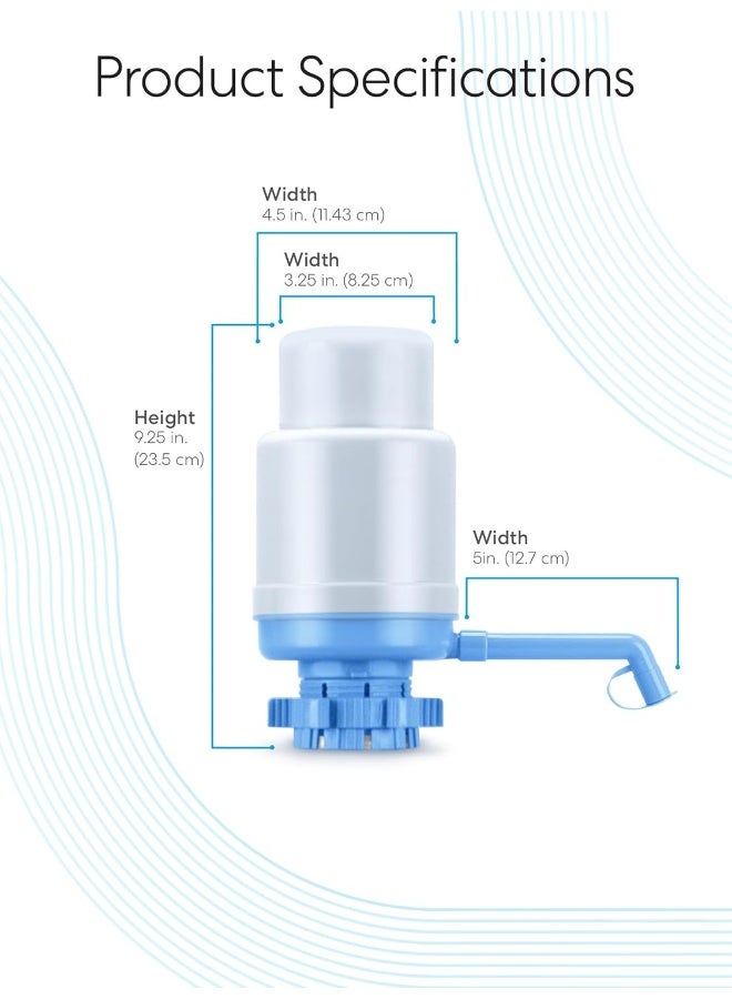 Brio Universal Manual Drinking Water Pump  - Image 3