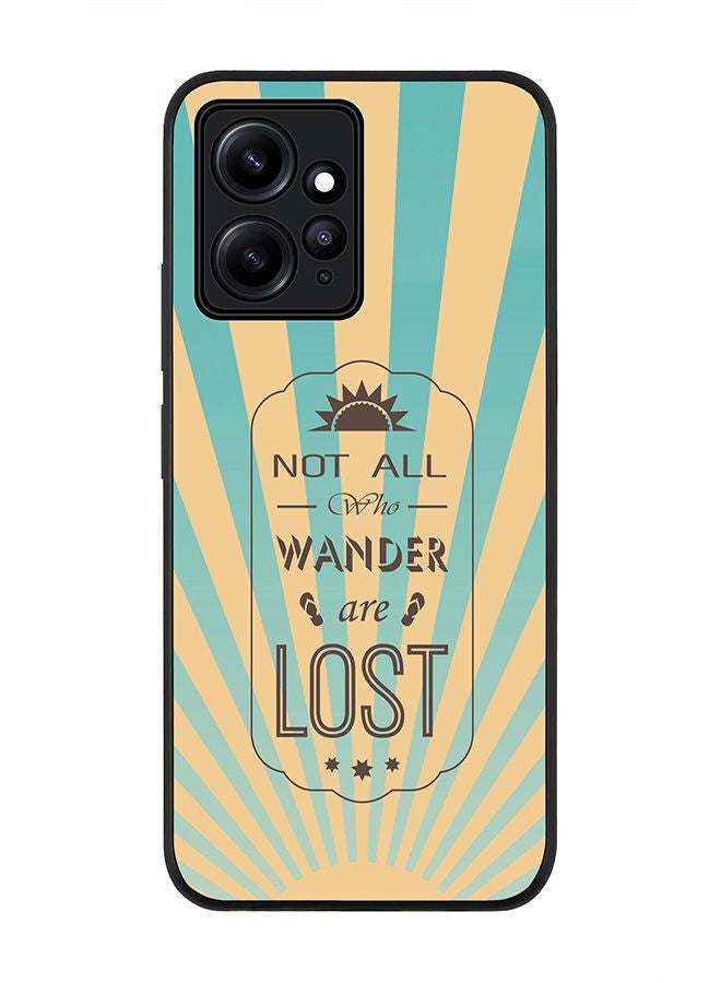 Stylizedd Rugged Black edge case for Redmi Note 12 4G Slim fit Soft Case Flexible Rubber Edges Anti Drop TPU Gel Thin Cover - Wanderers - Image 1