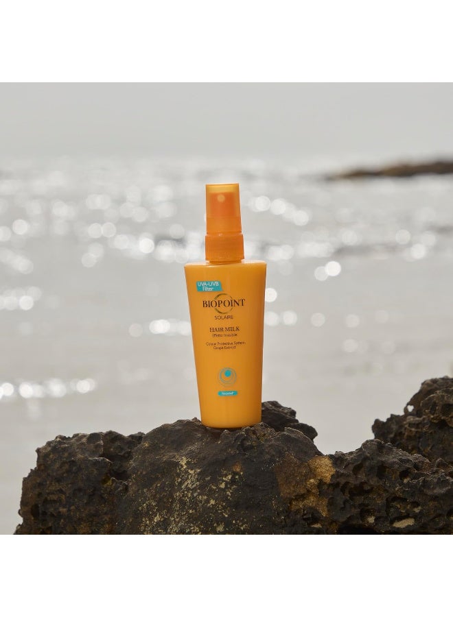 بيوبوينت بخاخ حليب الشعر سولير من بيوبوينت للحماية الشمس للشعر مرطب ومغذي قوام غير مرئي لتوفير الحماية واللمعان 100 مل جاف - Image 3