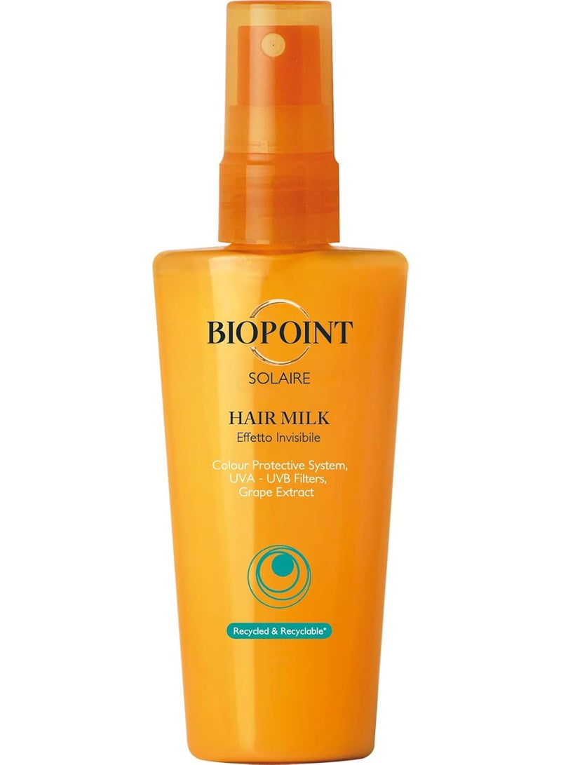 بيوبوينت بخاخ حليب الشعر سولير من بيوبوينت للحماية الشمس للشعر مرطب ومغذي قوام غير مرئي لتوفير الحماية واللمعان 100 مل جاف - Image 1