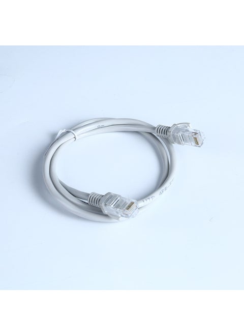 Super Class 5 Oxygen-free Copper Finished Network Cable Broadband Router High-speed Transmission Line Computer Network Cable Connection Line-Color:Grey-Line Length:15m