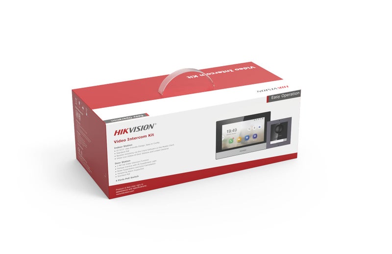 Hikvision IP Based Video Door Phone/Bell|7-inch Colorful TFT Screen|Video Resolution 1080p|Wide Angle Coverage|BuiltIn Microphone Loudspeaker|Echo Cancellation|Water& Dust Resistant| Wired (DS-KIS602) - Image 4