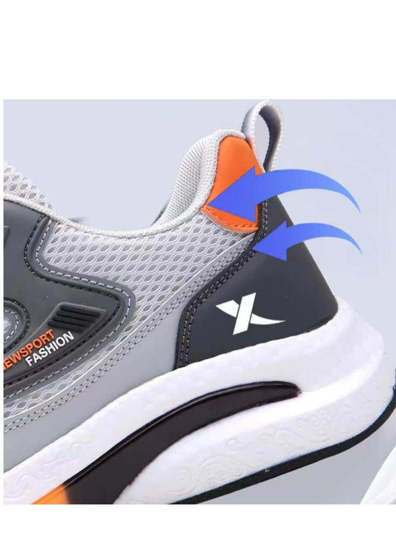 XTEP - Men's Mesh Ultra Light Carbon Plate Shock-Absorbing Racing Running Shoes - Image 1
