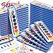 Duchong 36 Pack Watercolor Paint Set Bulk8 Colors Washable WaterColor Paint for Kids Water Color Paint with Brushes Ideal Valentine Party Favors Art Supplies for School Classroom Home - Image 3