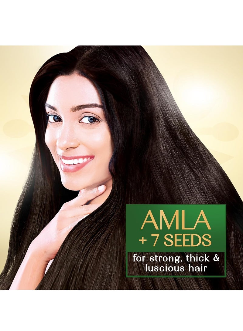 Herbsindia Amla & 7 Seeds Hair Oil With Nourish Tube 180ml - Image 4