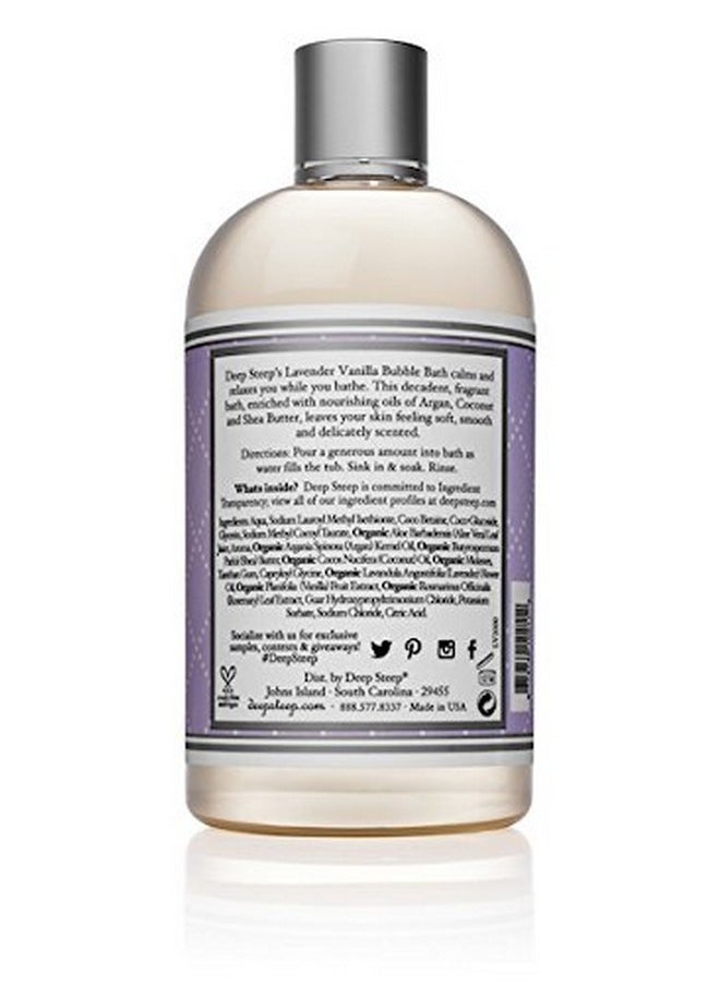 Deep Steep - Classic Bubble Bath Lavender Vanilla 17 Ounce - Image 1