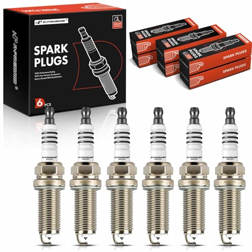 A-Premium Iridium Platinum Spark Plugs 93501 LKAR7BIX-11S (Pack of 6) Compatible with Nissan Altima 2007-2018, Murano 2009-2020, Pathfinder, Maxima, Quest, 350Z & Infiniti QX60, Q50, G25, G35, M35 - Image 1