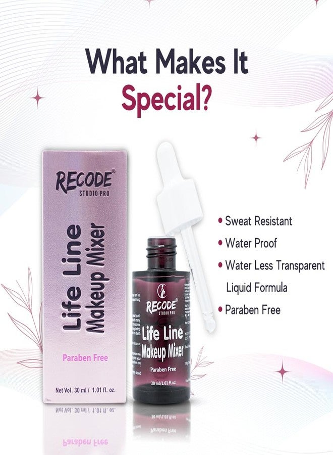 Recode Life Line Makeup Mixer 30ml | Long Lasting | Waterproof | Brings Life to Old Makeup Products - Image 5