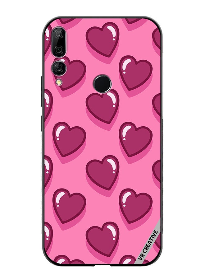 VR CREATIVE Protective Case Cover For Huawei Y9 Prime 2019 Lovely Hearts Design Multicolour - Image 1
