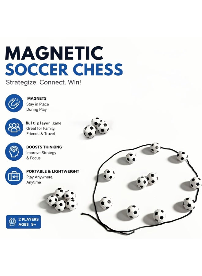 New Magnetic Soccer Game – A Desktop Interactive Puzzle Game For Parents And Children. Magnetic Controls Allow For Competitive Soccer Gameplay, Fostering Logical Thinking In Children And Creating A Lively Party Atmosphere. Perfect As A Creative Gift For Birthdays, Christmas, Easter, And Children'S Day. - Image 2