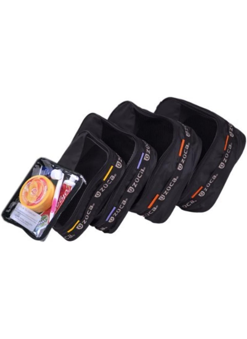 ZUCA ZUCA Utility Pouches Nylon Organizers with Clear Tops Stacks Inside Bags Like Drawers 