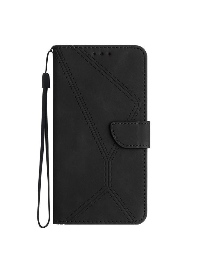 S-TOP Case For OnePlus 13R Stitching Embossed Leather Phone Case - Image 2