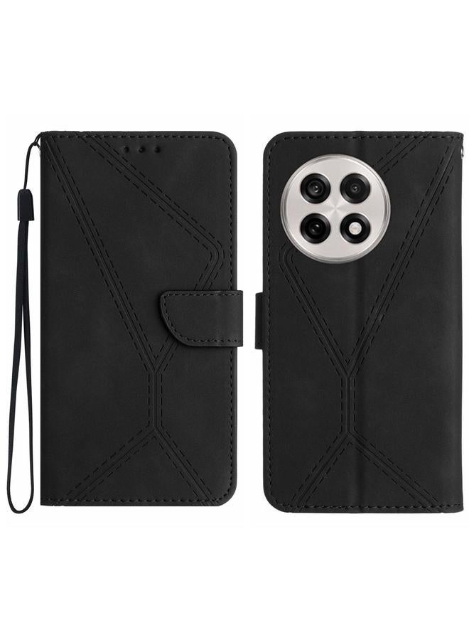 S-TOP Case For OnePlus 13R Stitching Embossed Leather Phone Case - Image 1