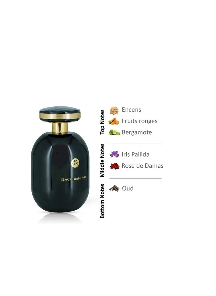 Divina - Divina Black Diamond EDP 100ml | Luxury Ladies Perfume | Oud Perfume for Women - Image 1