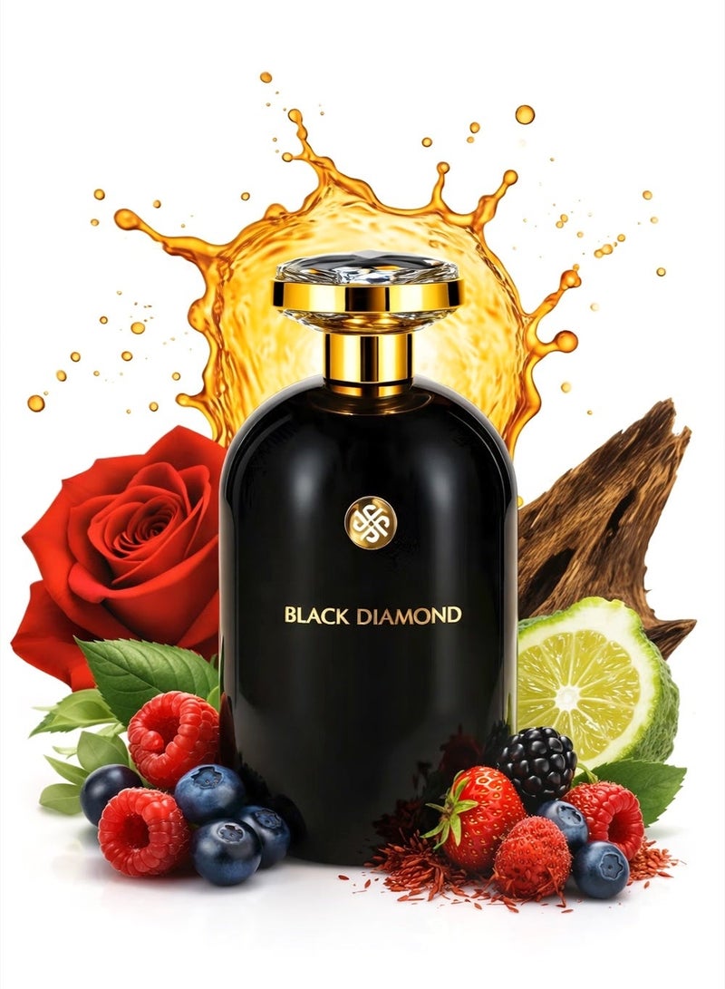 Divina Black Diamond EDP 100ml | Luxury Ladies Perfume | Oud Perfume for Women - Image 1