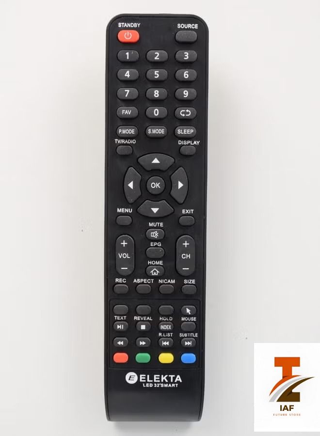 إيف بديل عالمي لجهاز التحكم عن بعد ELEKTA smart 32-42 TV ، جهاز تحكم عن بعد ELEKTA جديد مطور بالأشعة تحت الحمراء
