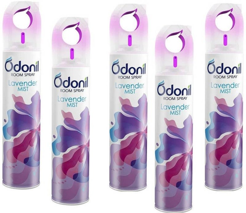Odonil بخاخ هواء أودونيل معطر الغرفة بخاخ لافندر - عبوة 5 بخاخات (5 × 220 مل) - Image 2