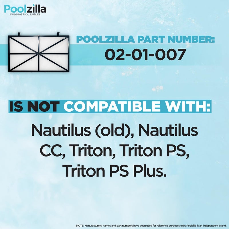 Poolzilla Pool Cleaner Spring Filter Panels - Compatible with Part #9991433-R4, Dolphin Nautilus CC Plus, M400, M500 - Robotic Pool Cleaner Cartridge Replacement Set - Image 4