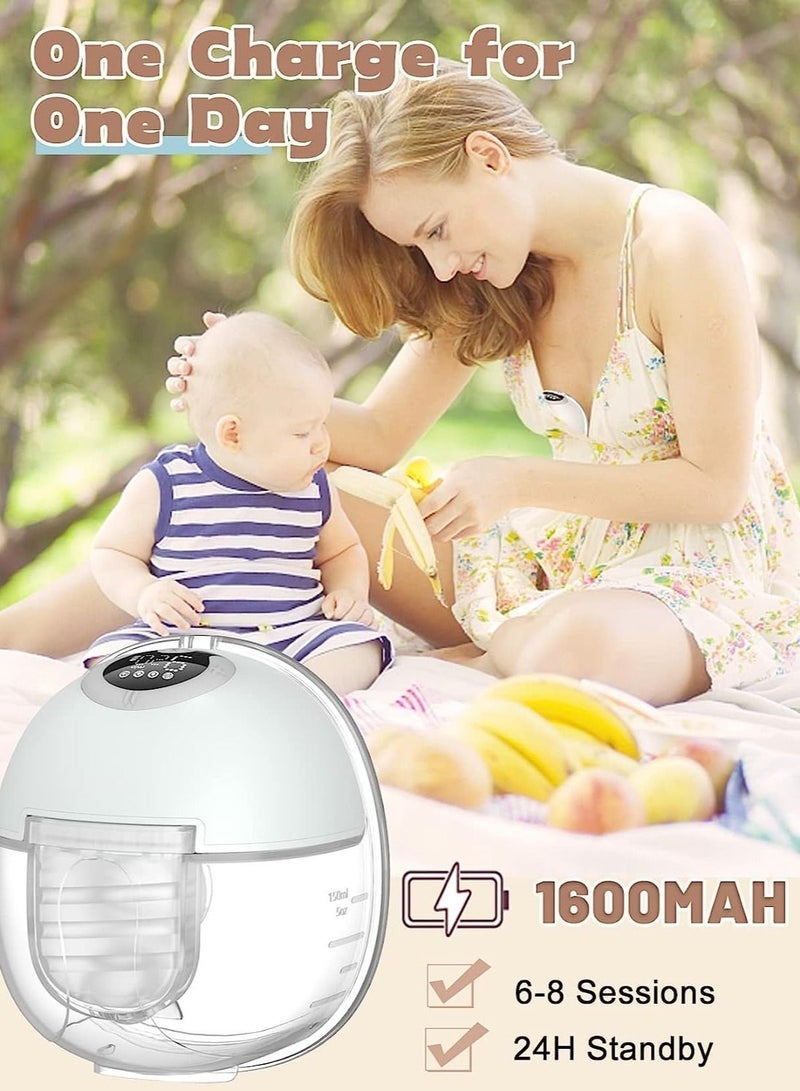 Breast Pump, Wearable Breast Pump,Hands Free Breast Pump, Electric Portable Breast Pump with 4 Mode  9 Levels, Wireless Breast Pump Hand Free, 2 Pack - Image 5