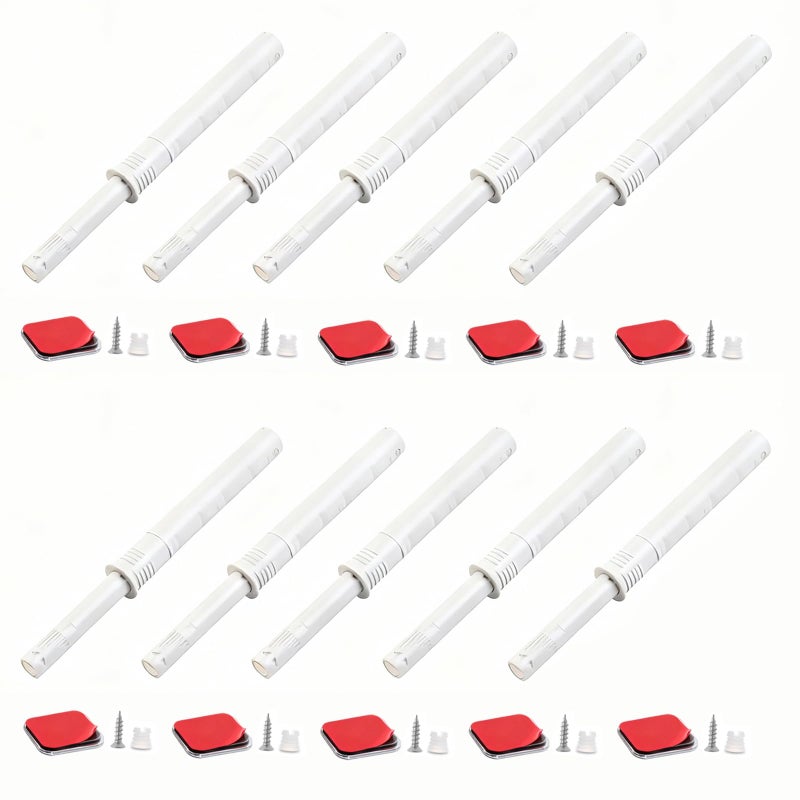 bjsdkff 10 Pack Magnetic Push Latches for Cabinet DoorPush Latches for CabinetsCabinet Magnet Latchfor Closet Cupboard Wine Cabinet Drawer Sliding Door Lock Popup Door Lock
