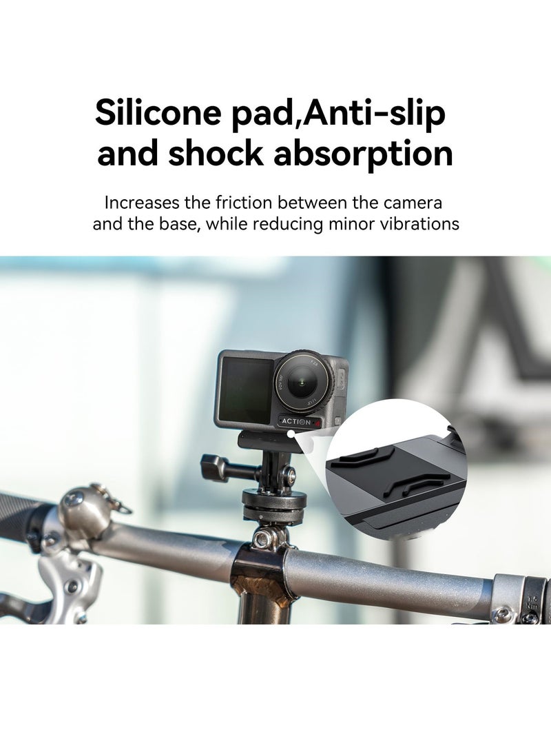 SYOSI Action Camera Magnetic Adapter Mount, Magnetic Adapter Mount for DJI Action 4/3 Quick Release Adapter with Connection Adapter - DJI Accessories, Attachable Tripod - Image 5