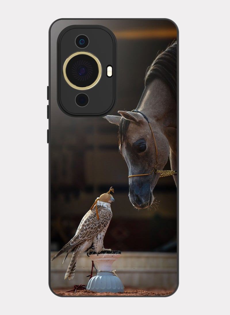 PXLAAT Huawei Nova 11 Pro case cover Hawk And Horse - Image 1