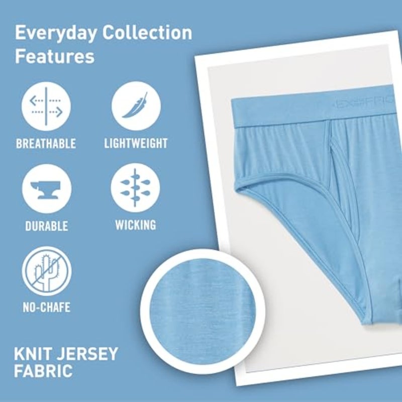 Men's Everyday Brief - Lightweight Knit Jersey Travel Underwear - Image 4