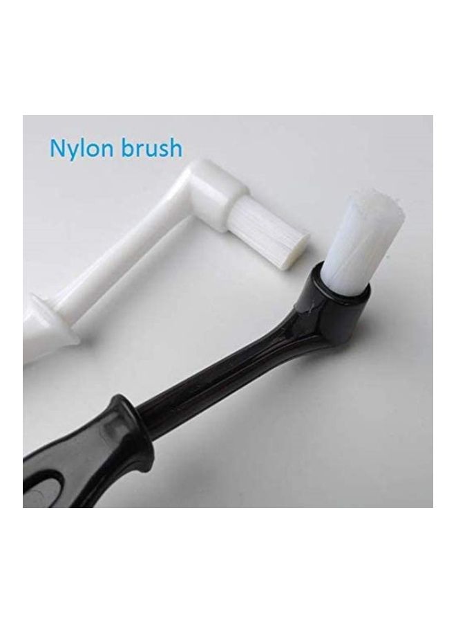 NIBEMINENT Pack Of 2 Espresso Machine Cleaning Brush With Spoon Black - Image 3