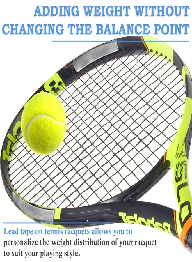 NVAAV 1/2 × 100 Inch - 2 Gram Per Inch Lead Tape for Tennis Racquet Golf Club Pickleball Paddles, Head Lead Weighted Tape Strips Roll 0.024 InchThickness - Image 3