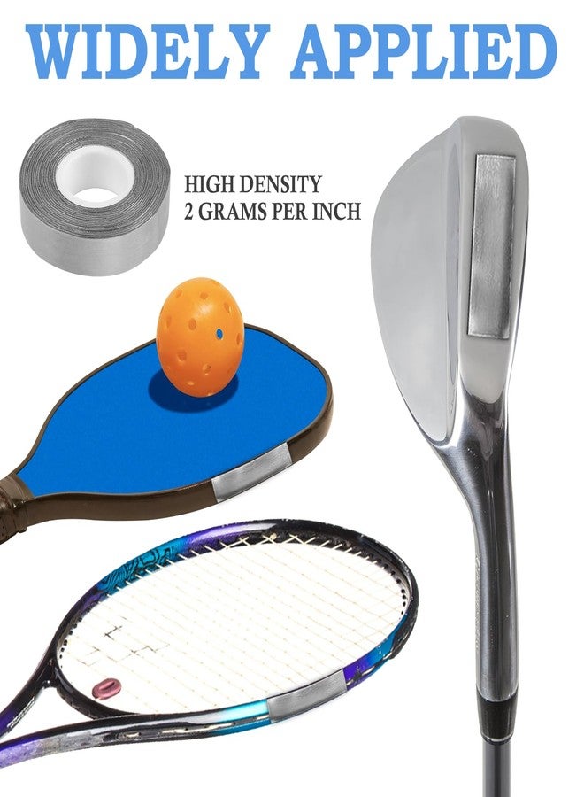 NVAAV 1/2 × 100 Inch - 2 Gram Per Inch Lead Tape for Tennis Racquet Golf Club Pickleball Paddles, Head Lead Weighted Tape Strips Roll 0.024 InchThickness - Image 5