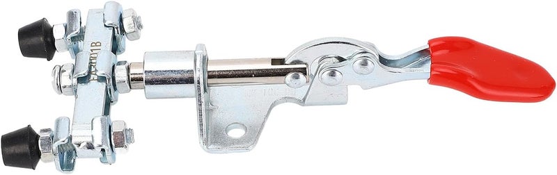 KANASI Double Head Quick Clamp, Adjustable Push Pull Action with 45kg Holding Capacity 16.7mm Stroke for Woodworking and Industrial Fixtures - Image 1