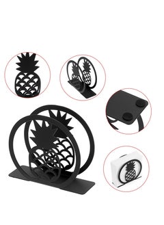 Excefore 2 PCS Metal Napkin Holder, Practical Table Organiser, Cutout Design Freestanding Napkin Dispenser, Suitable for Dining Table, Kitchen, Picnic, Parties (Pineapple Pattern)  - Image 3