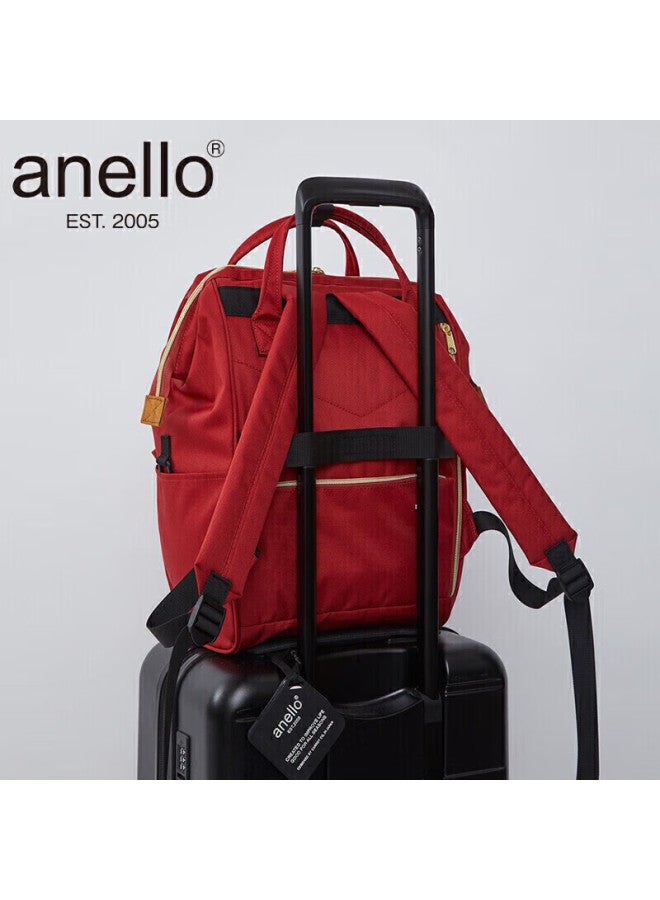 Anello Letao Backpack For Men And Women, Upgraded School Bag, Laptop Compartment, Small Size, Navy Blue