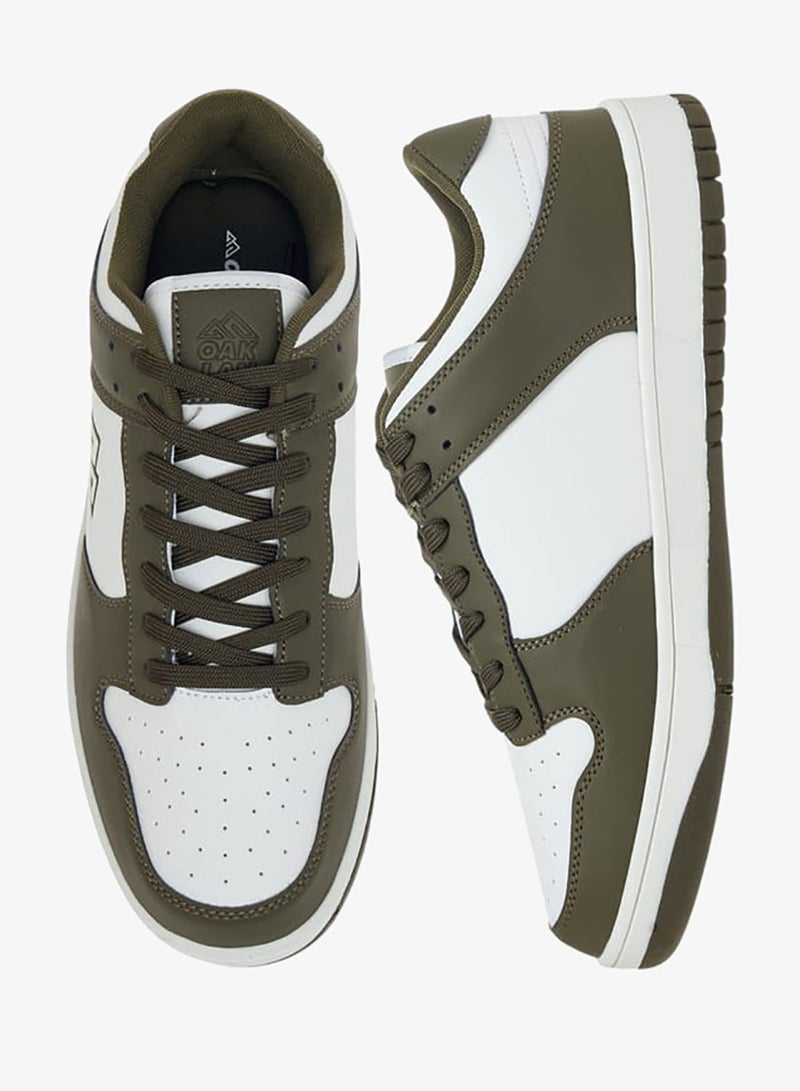 Oaklan by Shoexpress Men Logo Lace-Up Sneakers - Image 4