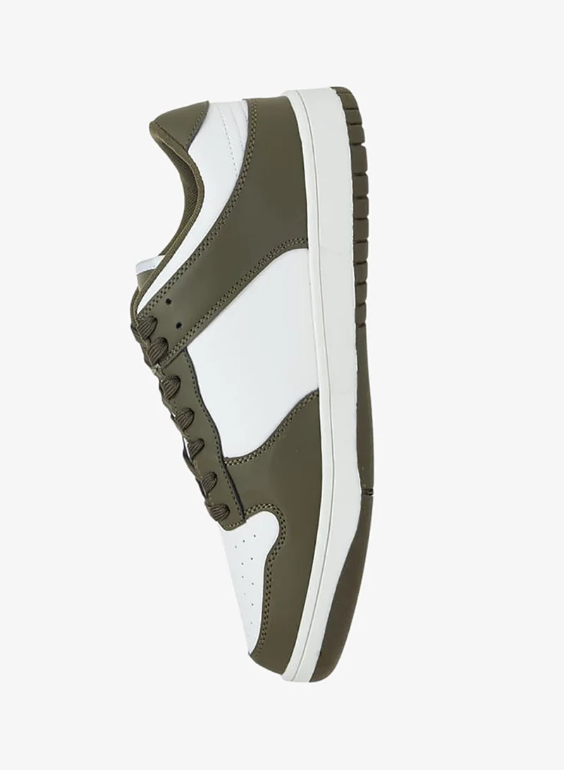 شو اكسبرس سنيكرز رجالي بشعار ورباط